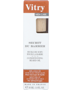 Vitry Men Care Secret Du Barbier Huile Soin Barbe 30ml