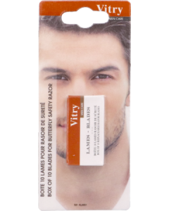 Vitry Men Lame Pour Rasoir Surete Papillon 10