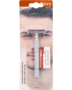 Vitry Men Rasoir De Surete Papillon + 10 Lames Offert