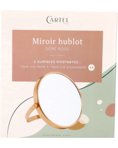 Vitry Cartel Miroir Hublot Or Rose X8 15cm