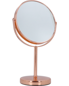 Vitry Cartel Miroir Pied Or Rose X10 17cm
