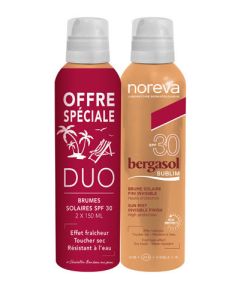 Noreva Bergasol Sublim Duo - Brume Solaire Rafraîchissante Spf30 2 x 150ml