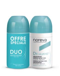 Noreva Déoliane Déodorant Roll-On 24h 2x50ml