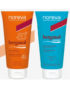 Noreva Bergasol Expert Coffret Lait Confort Spf50+ 150ml + Lait Après-Soleil 100ml