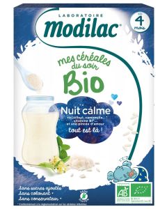 Modilac Céréales Bio Nuit 250G