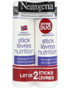 Neutrogena Stick Lèvres Nutrition x2