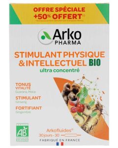 Arkopharma Arkofluides Bio Stimulant Physique 30 ampoules