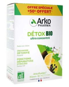 Arkopharma Arkofluides Bio Détox Ampoule Buvable 10mlx30