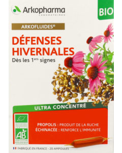 Arkopharma Arkofluides Bio Défenses Hivernales Ampoule Buvable 10ml 30