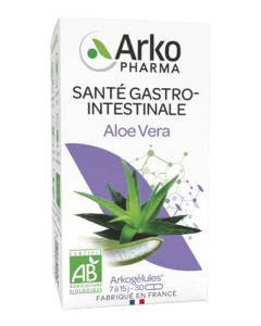 Arkopharma Santé Gastro-Intestinale Aloe Vera Bio Gélules x30