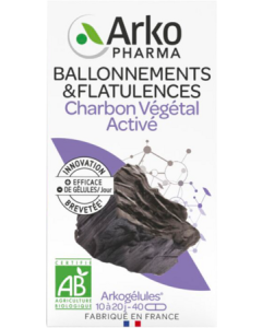 Arkogelules Charbon Végétal Bio Gélule 40