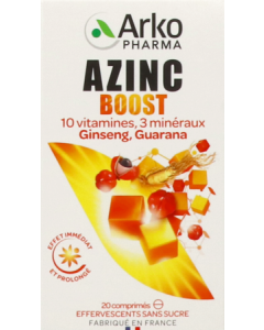 Arkopharma Azinc Boost Comprime Effervescent Sans Sucre 20