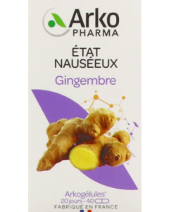 Arkopharma Arkogelules Gingembre Gélule 40