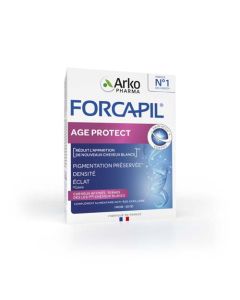 Arkopharma Forcapil Age Protect Cheveux Blancs & Ternes 30 comprimés