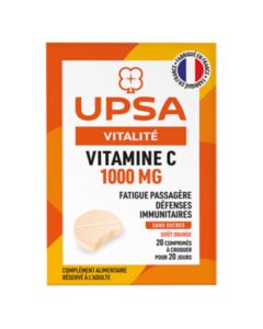 UPSA Vitamine C 1000mg 20 comprimés à croquer
