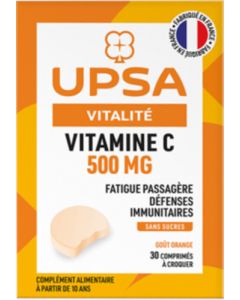 UPSA Vitamine C 500mg 15x2 comprimés à croquer