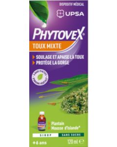 Phytovex Sirop Toux Mixte Sans Sucre 120ml