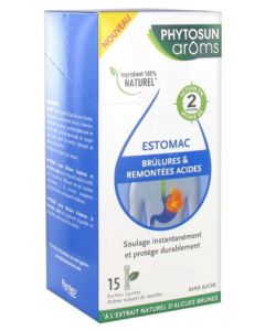 Phytosun Arôms Brûlures d'Estomac et Remontées Acides 15 Sachets