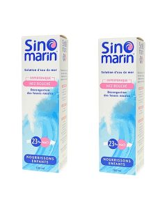 Sinomarin Solution d'Eau de Mer Hypertonique Nourrissons et Enfants 2 X 100ml