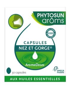 Phytosun Arôms Capsules Nez et Gorge 30 Capsules