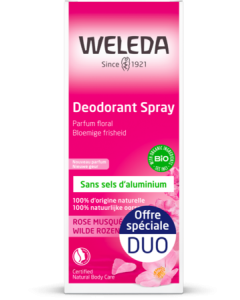 Weleda Rose Musquée Déodorant Spray 100ml X2