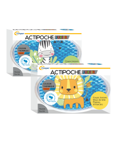 ACTIPOCHE JUNIOR ZEBRE ET LION
