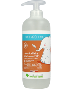 Dermasens Eau Nettoyante Micellaire Bébé 3en1 Bio 500ml