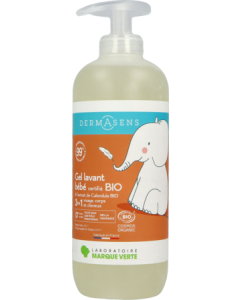 Dermasens Gel Lavant Bébé 3en1 Bio 500ml