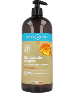 Dermasens Gel Douche Surgras 3en1 Ambre 1L