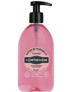 Le Comptoir du Bain Savon de Marseille Rose 500ml