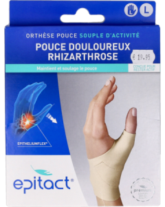 Epitact Orthese Pouce Souple Activite Gauche l