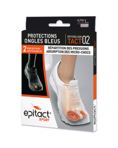 Epitact Sport Protection Ongles Bleu L X2