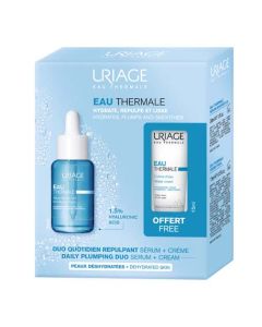 Uriage Coffret Eau Thermale Sérum Booster HA 30ml + Crème D'Eau 15ml