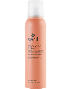 Avril Déodorant Spray Certifié Bio 150ml