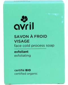 Avril Savon A Froid Visage Exfoliant Certifie Bio 100g