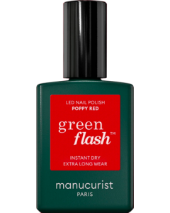 Manucurist Green Flash Vernis Poppy Red 15ml