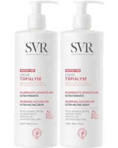 SVR Topialyse Crème Nourrissante Apaisante 48h 400ml x2