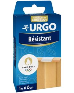 Urgo Bande à Découper Résistant Bande en Tissu Compresse Antiadhérente 1mx6cm