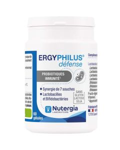 Nutergia Ergyphilus Défense Probiotiques Immunité 60 gélules