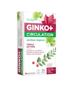 Ginko + Circulation 30 comprimés