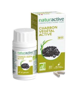 Naturactive Charbon Végétal Activé Bio 60 gélules