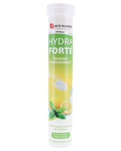 Forté Pharma Hydra Forte Booster D'Hydratation Gout Citron Menthe Comprimés Effervescents x24