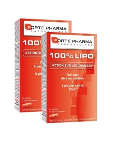Forté Pharma 100% Lipo 30 Gélules X2