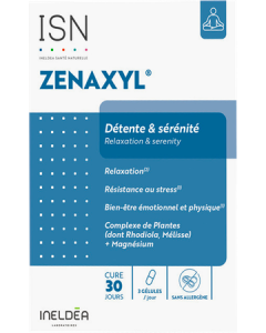 Ineldea ISN Zenaxyl Stress Fatigue Emotionnelle Gélules x90