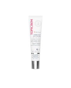Topicrem Mela Crème Nuit Anti-Taches Peeling Doux 40 ml