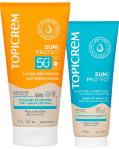 Topicrem Sun Protect Spf50+ Lait Solaire Hydratant 200ml + Gelée