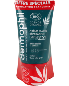 Dermophil Crème Mains Fort Bio 75ml X2