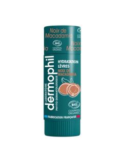 Dermophil Stick Lèvres Noix de Macadamia Bio 4g