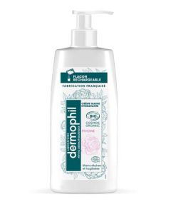 Dermophil Crème Main Pivoine Certifié Bio 200ml