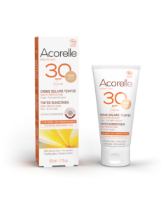 Acorelle Bio Crème Solaire Teintée Spf30 Dorée 50ml